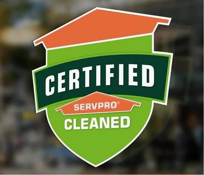Certified: Servpro Cleaned logo