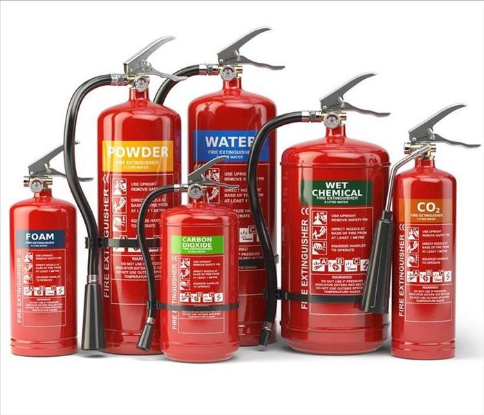 Different types of Fire Extinguishers